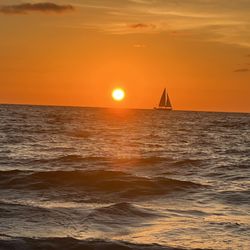 Schooner Clearwater - Spotted the sunset schooner while on sand key beach!