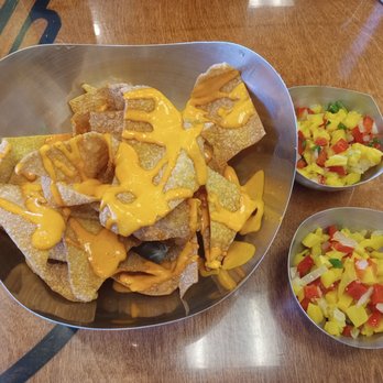 the PHO - Wonton Chips with mango salsa is delicious . - Vietnamese Near Me - Apple Valley, California the PHO - Wonton Chips with mango salsa is delicious . - Vietnamese Near Me - Apple Valley, California