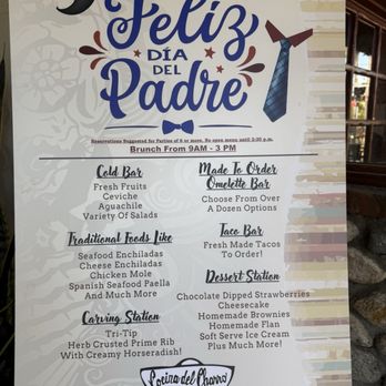 Cocina del Charro - Advertising for their Father's Day Brunch - Mexican Near Me - San Marcos, California