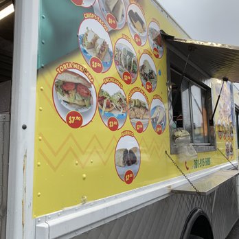 Elvira's Kitchen - Side of truck with pricing - Food Trucks Near Me - Silver Spring, Maryland