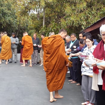 Metta Forest Monastery - Alms Round - Buddhist Temples Near Me - Valley Center, California