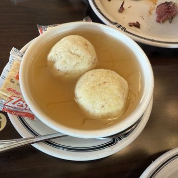 Langer's Delicatessen - matzo ball in chicken broth - Delis Near Me - Los Angeles, California
