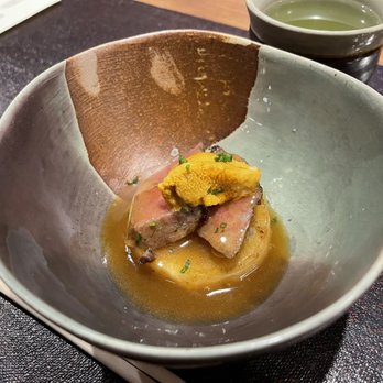wa’z - Uni + A5 wagyu + braised daikon - Japanese Near Me - Seattle, Washington