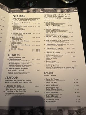 Menu photo 1 Argentinos Grill-Steakhouse Amsterdam, NH