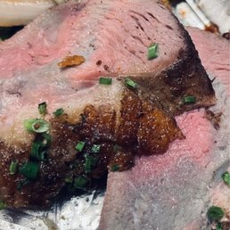 Served meat that's gone bad