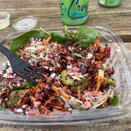 Garden chicken salad is delicious! Garden chicken salad is delicious!