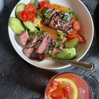 Aba - Shawarma Spiced Skirt Steak* - Mediterranean Near Me - Austin, Texas Aba - Shawarma Spiced Skirt Steak* - Mediterranean Near Me - Austin, Texas