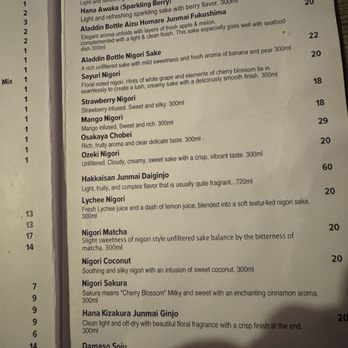 Sushi Sake - Sake menu - Sushi Bars Near Me - Homestead, Florida Sushi Sake - Sake menu - Sushi Bars Near Me - Homestead, Florida