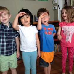 Alcuin School - We love to sing! Weekly visits from yoga and drama teachers supplement our daily activities.