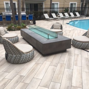 Encino Fireplace Shop - 10'x4' Firepit - Fireplace Services Near Me - Encino, California