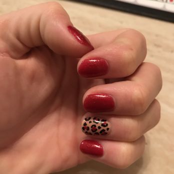 Designer Nail - Perfect Mani Cheetah Gel nails a girl could ask for - Nail Salons Near Me - Palmdale, California