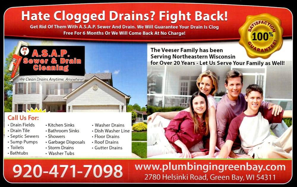 Slide of ASAP Sewer & Drain Cleaning | Green Bay