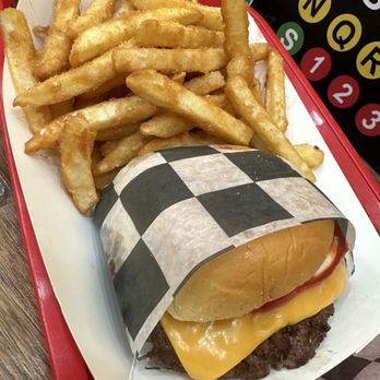 Burger Mania - Manic Cheeseburger Combo - American Near Me - New York, New York Burger Mania - Manic Cheeseburger Combo - American Near Me - New York, New York