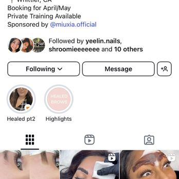 Serena Studio Ink - how to book tiny tattoos and/or cosmetic brow tattoos with Anahi - Nail Salons Near Me - Whittier, California Serena Studio Ink - how to book tiny tattoos and/or cosmetic brow tattoos with Anahi - Nail Salons Near Me - Whittier, California
