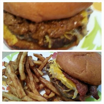 Chapps Burgers - Chili cheeseburger & bacon cheeseburger with fries - Burgers Near Me - Arlington, Texas Chapps Burgers - Chili cheeseburger & bacon cheeseburger with fries - Burgers Near Me - Arlington, Texas