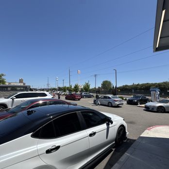Dutch Bros Coffee - If you're parked you'll need to finesse your way out - Juice Bars & Smoothies Near Me - Lathrop, California