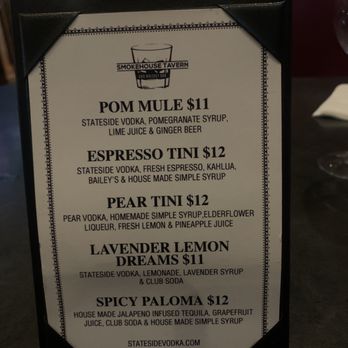 Smokehouse Tavern - Cocktail menu - Smokehouse Near Me - Lansdale, Pennsylvania Smokehouse Tavern - Cocktail menu - Smokehouse Near Me - Lansdale, Pennsylvania