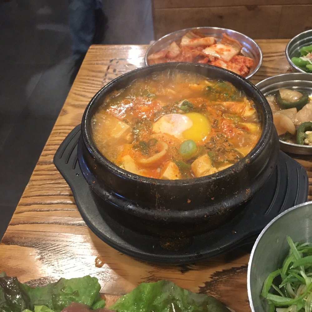 Jongro BBQ Flushing - Seafood tofu soup - Korean Near Me - Flushing, New York Jongro BBQ Flushing - Seafood tofu soup - Korean Near Me - Flushing, New York