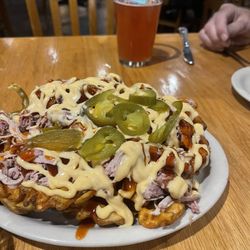 The Mettle Grill - BBQ Waffle Nachos - limited time special