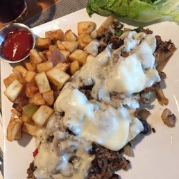 Pretzel Cheese Steak