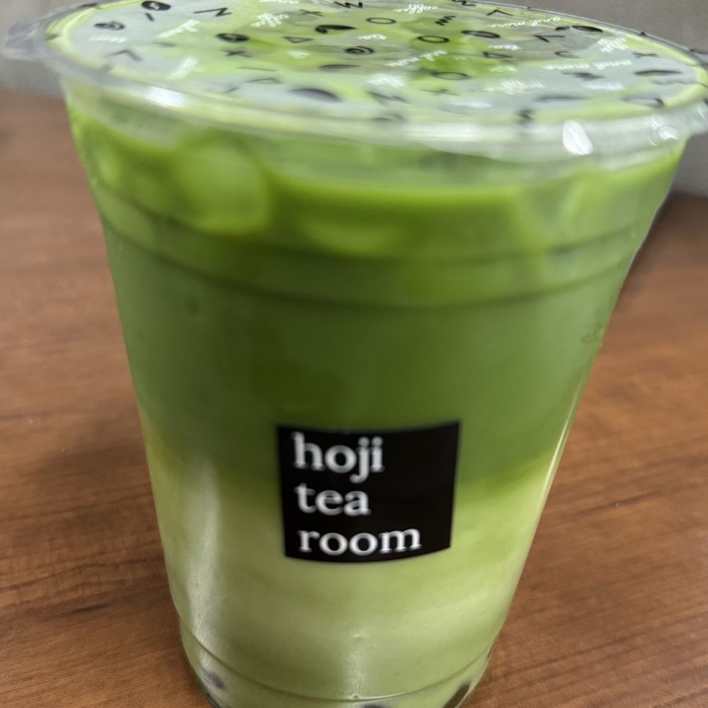 Hoji - Matcha latte with oatmilk - Bubble Tea Near Me - Redlands, California