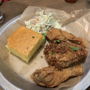 Farmerbrown - Fried Chicken with Corn bread and coleslaw - Southern Near Me - San Francisco, California