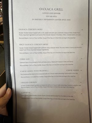 Menu photo 6 Oaxaca Grill Eureka, CA