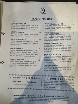 Menu photo 4 BLU Seafood Scottsdale Scottsdale, AZ