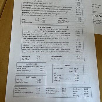 George's Cafe - Menu Side 4 of 4 - Breakfast & Brunch Near Me - West Covina, California