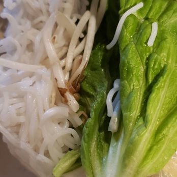 Pho Tai - Rotting sprouts inside spring roll. - Vietnamese Near Me - Puyallup, Washington Pho Tai - Rotting sprouts inside spring roll. - Vietnamese Near Me - Puyallup, Washington
