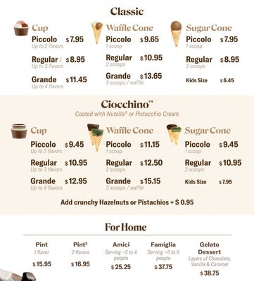 Menu photo 7 Bacio Di Latte San Jose, CA