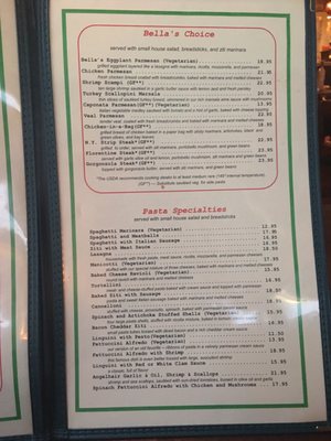 Menu photo 8 Bella's Italian Cafe Savannah, GA