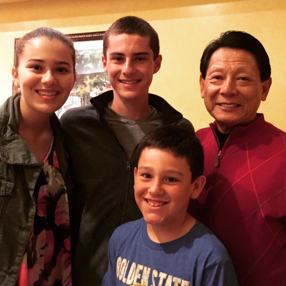 Chef Chu's - My kids with Chef Chu! - Chinese Near Me - Los Altos, California