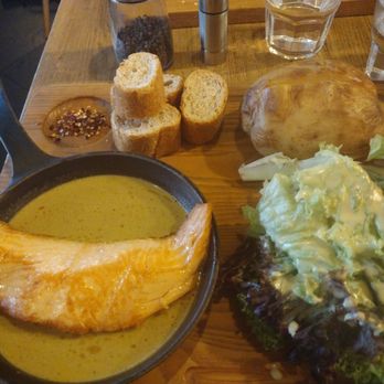 Swiss Butter - salmon fillet - Steakhouses Near Me - London, XGL Swiss Butter - salmon fillet - Steakhouses Near Me - London, XGL