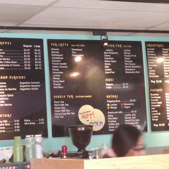 Boba Latte - Menu for boba latte - Coffee & Tea Near Me - Richardson, Texas