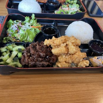 Bento Box - Combination and (8pc) Spicy Prawns BB - Japanese Near Me - Sacramento, California