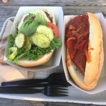 Johnson's Corner Farm - Cheeseburger and sausage sandwich - Fruits & Veggies Near Me - Medford, New Jersey Johnson's Corner Farm - Cheeseburger and sausage sandwich - Fruits & Veggies Near Me - Medford, New Jersey