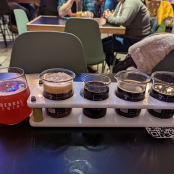 Cerebral Brewing - Loved that the beer flight came in beakers! - Breweries Near Me - Denver, Colorado Cerebral Brewing - Loved that the beer flight came in beakers! - Breweries Near Me - Denver, Colorado