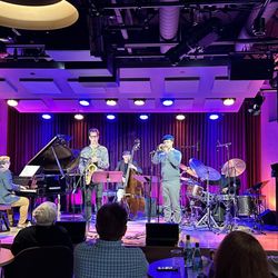 Stage in the Jazzbird Bar.