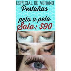 Yamikasa Salon & Spa - Especial.
Pestañas pelo a pelo $90