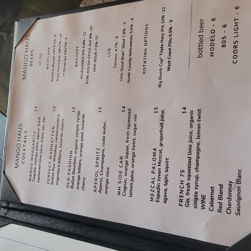 Mango Haus Lounge - New American Near Me - Tehachapi, California
