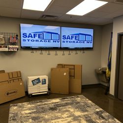 Safe Storage NV - A small glimpse into our office space which holds a wide variety of moving and storage supplies.