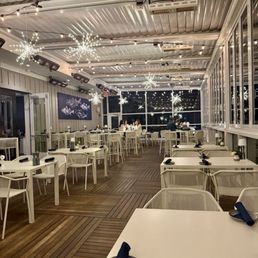 Inside - don't request a regular table by the window. You need the high top. Inside - don't request a regular table by the window. You need the high top.