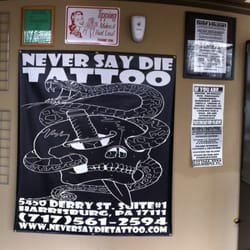 Never Say Die Tattoo