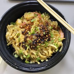 Burmese Street Noodles with Shrimp