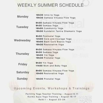 Atlas Studio - The Summer 2025 Yoga Class Schedule - Specialty Schools Near Me - Cambridge, Ontario