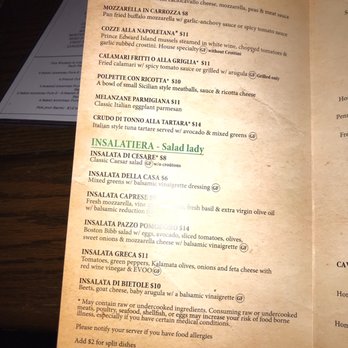 Pazzo Pomodoro - Menu- apps, salads - Pizza Near Me - Vienna, Virginia