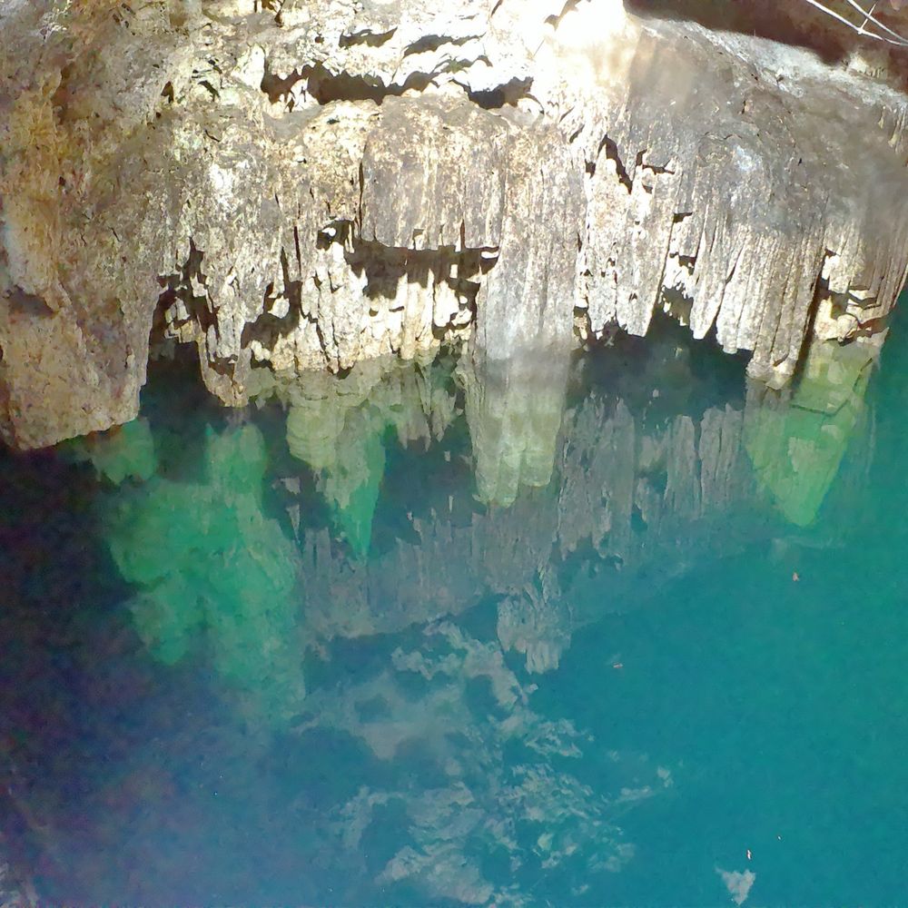 Cenote 7 Bocas - Cenote with a view beneath the water's surface - Lakes Near Me - Puerto Morelos, ROO Cenote 7 Bocas - Cenote with a view beneath the water's surface - Lakes Near Me - Puerto Morelos, ROO