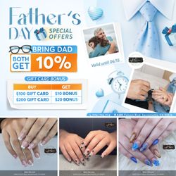 Passion Nails and Beauty - FATHER'S DAY SPECIAL OFFERS 
Celebrate Dad with us and enjoy these exclusive deals