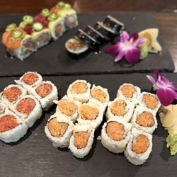 Osaka Sushi - Spicy Roll Combo, Fox Roll, Salmon Skin Cooked Roll